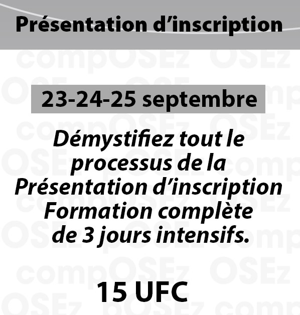 Osez Sauter 2015