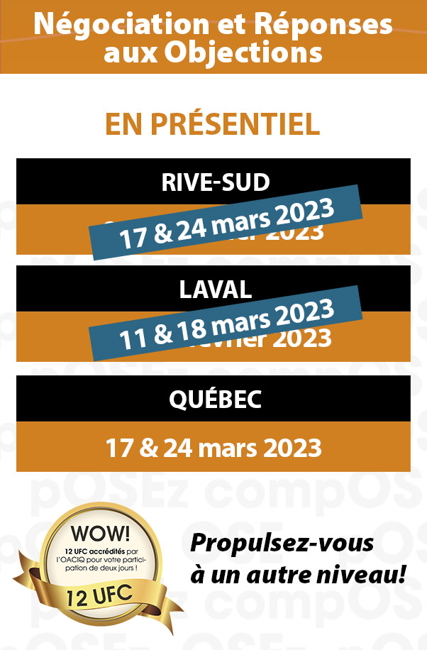 Négociation et Réponses aux Objections